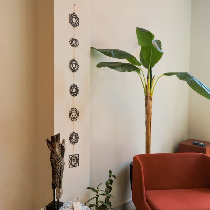 Wallity Chakra - APT406MS Escultura de Pared Negra